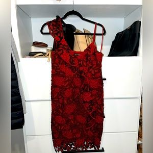GUESS RED DRESS SIZE SMALL